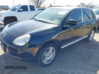 2005 Porsche Cayenne S with VIN WP1AB29P25LA65267, listed as a IAAI auction lot 41873162 with 188,413 mi miles. Bid and sale history available at carsss.com. Image 2.