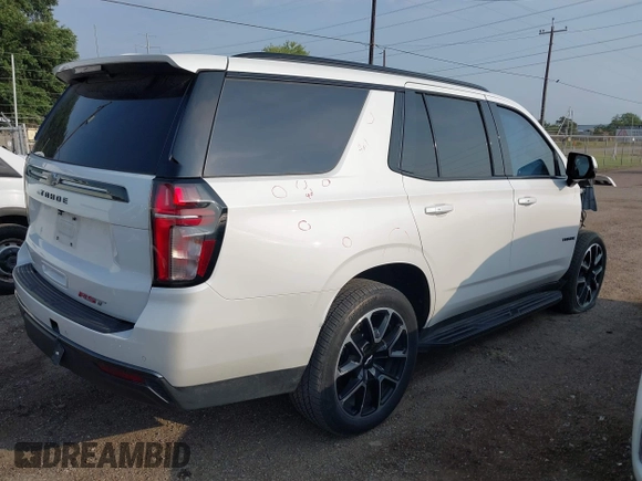 2022 Chevrolet Tahoe RST with VIN 1GNSCRKDXNR127062, listed as a IAAI auction lot 42377837 with 25,785 mi miles and . Bid and sale history available at DreamBid. Image 4.