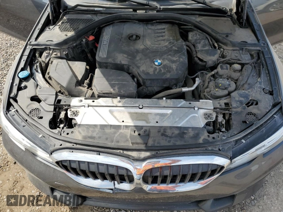 2020 BMW 3 Series 330i with VIN 3MW5R1J01L8B05802, listed as a Copart auction lot 52021825 with 86,214 mi miles and Salvage title. Bid and sale history available at DreamBid. Image 11.
