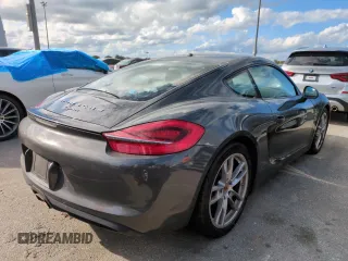 2014 Porsche Cayman с VIN WP0AA2A82EK170311, выставлен на аукционе Copart как лот 76123574 с пробегом Не указан миль и Списание • Salvage title. История ставок и продаж доступна на DreamBid. Изображение 3.
