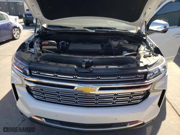 2023 Chevrolet Tahoe Premier with VIN 1GNSCSKD6PR119132, listed as a Copart auction lot 74594664 with 27,716 mi miles and Salvage Title. Bid and sale history available at carsss.com. Image 12.