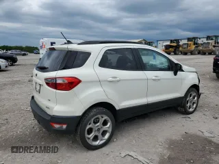 2021 Ford EcoSport SE with VIN MAJ6S3GL6MC409846, listed as a Copart auction lot 54111455 with 61,691 mi miles and Salvage title. Bid and sale history available at DreamBid. Image 3.
