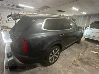 2020 Kia Telluride S with VIN 5XYP6DHC1LG073783, listed as a Copart auction lot 54958565 with 77,176 mi miles and Clean Title. Bid and sale history available at carsss.com. Image 4.