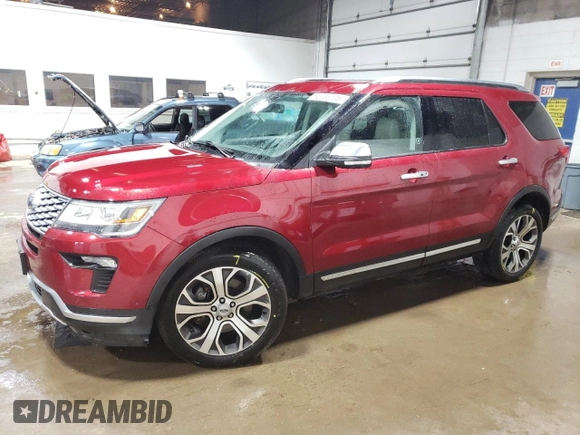 2019 Ford Explorer Platinum with VIN 1FM5K8HT7KGA78276, listed as a Copart auction lot 60153105 with 67,394 mi miles and Salvage title. Bid and sale history available at DreamBid. Image 1.