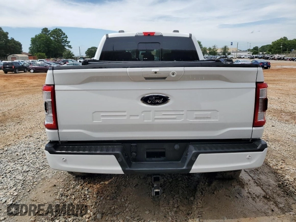 2021 Ford F-150 XL with VIN 1FTFW1ED9MFC67912, listed as a Copart auction lot 61664075 with 58,999 mi miles and Salvage title. Bid and sale history available at DreamBid. Image 6.
