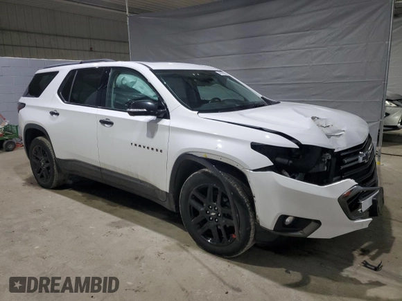 2020 Chevrolet Traverse Premier with VIN 1GNEVKKW5LJ228196, listed as a Copart auction lot 48376825 with 63,164 mi miles and Salvage Title. Bid and sale history available at carsss.com. Image 4.