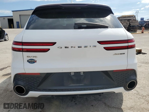 2022 Genesis GV70 Sport с VIN KMUMCDTC6NU036875, выставлен на аукционе Copart как лот 49517785 с пробегом 43 660 миль миль и Списание • Salvage title. История ставок и продаж доступна на DreamBid. Изображение 6.