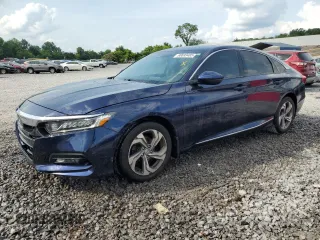 2018 Honda Accord EX-L with VIN 1HGCV1F50JA198342, listed as a Copart auction lot 60693485 with 92,022 mi miles and Salvage title. Bid and sale history available at DreamBid. Image 1.