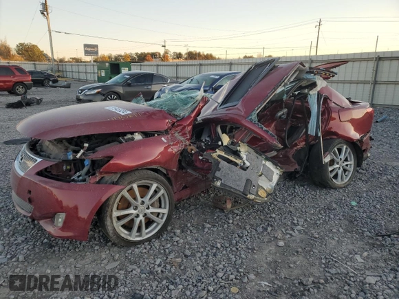 2006 Lexus IS 350 with VIN JTHBE262665006569, listed as a Copart auction lot 81945324 with Not provided miles and Salvage title. Bid and sale history available at DreamBid. Image 1.