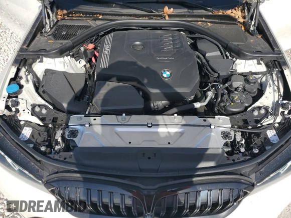 2023 BMW 3 Series 330i with VIN 3MW69FF0XP8D71173, listed as a Copart auction lot 52197215 with 2,290 mi miles and Non repairable. Bid and sale history available at DreamBid. Image 11.