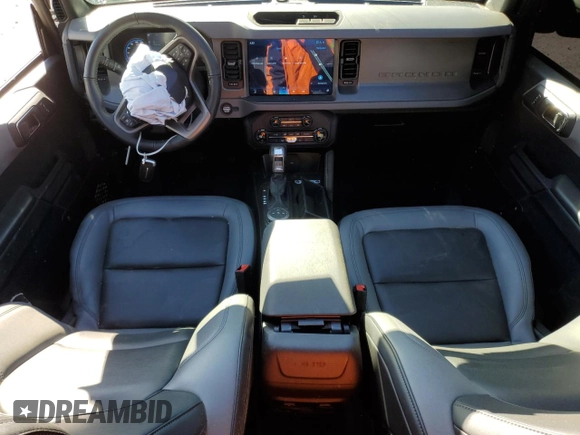 2024 Ford Bronco Big Bend with VIN 1FMDE7BH2RLA77300, listed as a Copart auction lot 48970715 with 9,775 mi miles and Salvage Title. Bid and sale history available at DreamBid. Image 8.