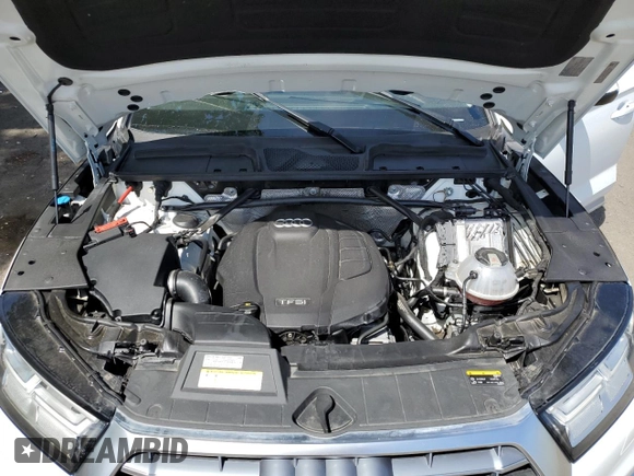 2020 Audi Q5 Premium Plus with VIN WA1BNAFY5L2081013, listed as a Copart auction lot 54674205 with 35,253 mi miles and Salvage title. Bid and sale history available at DreamBid. Image 11.