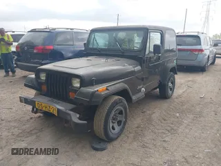 1995 Jeep Wrangler S with VIN 1J4FY19P4SP242027, listed as a IAAI auction lot 42149833 with 158,695 mi miles. Bid and sale history available at carsss.com. Image 2.