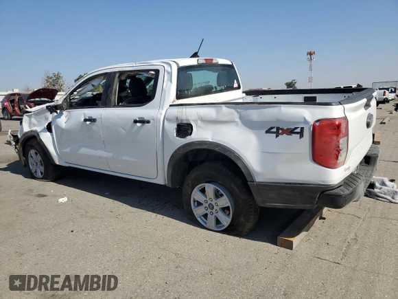 2024 Ford Ranger XL with VIN 1FTER4PH4RLE25246, listed as a Copart auction lot 65661234 with 328 mi miles and Salvage Title. Bid and sale history available at carsss.com. Image 2.