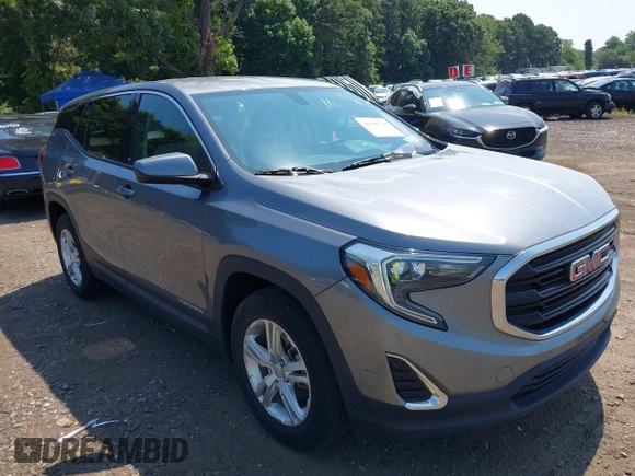 2019 GMC Terrain SLE with VIN 3GKALMEV7KL197959, listed as a IAAI auction lot 40199715 with 73,634 mi miles. Bid and sale history available at carsss.com. Image 1.