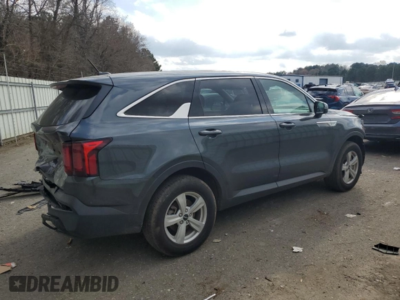 2023 Kia Sorento LX with VIN 5XYRG4LC8PG243107, listed as a Copart auction lot 44451625 with 42,256 mi miles and Salvage Title. Bid and sale history available at DreamBid. Image 3.