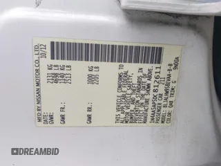 2013 Nissan Maxima S with VIN 1N4AA5AP5DC812611, listed as a IAAI auction lot 42685505 with 226,736 mi miles and . Bid and sale history available at DreamBid. Image 9.