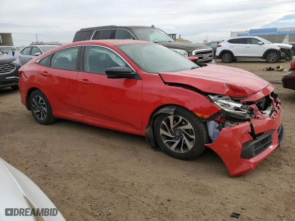 2017 Honda Civic Sedan EX with VIN 2HGFC2F75HH567895, listed as a Copart auction lot 49402185 with 76,173 mi miles and Salvage Title. Bid and sale history available at carsss.com. Image 4.
