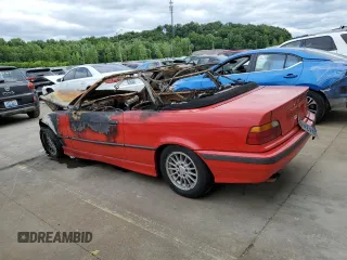 1996 BMW 3-Series 328IC with VIN WBABK8326TET92422, listed as a Copart auction lot 57731484 with 0 mi miles and Salvage Title. Bid and sale history available at carsss.com. Image 2.