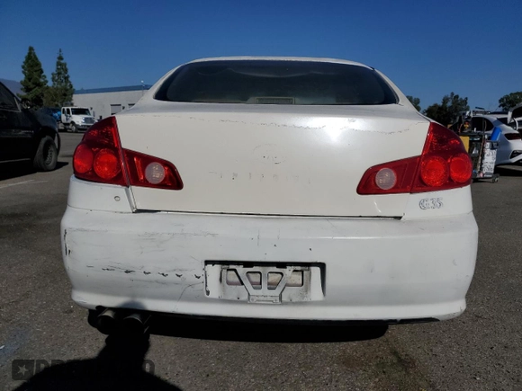 2006 Infiniti G35 with VIN JNKCV51E16M504059, listed as a Copart auction lot 78990024 with 126,145 mi miles and Salvage Title. Bid and sale history available at DreamBid. Image 6.