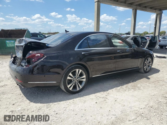 2017 Mercedes-Benz S 550 with VIN WDDUG8FB9HA322605, listed as a Copart auction lot 50385435 with 72,715 mi miles and Salvage Title. Bid and sale history available at carsss.com. Image 3.