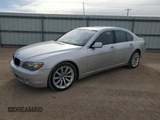 2008 BMW 7 Series 750i with VIN WBAHL83508DT13048, listed as a Copart auction lot 85141334 with 140,853 mi miles and Clean Title. Bid and sale history available at DreamBid. Image 1.