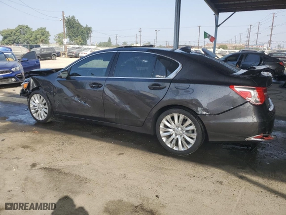2015 Acura RLX Advance Pkg with VIN JH4KC1F97FC000997, listed as a Copart auction lot 75295404 with 67,403 mi miles and Salvage Title. Bid and sale history available at carsss.com. Image 2.