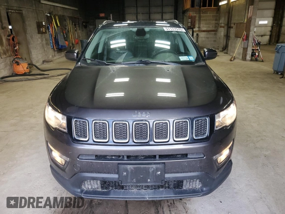 2019 Jeep Compass Latitude with VIN 3C4NJDBB6KT656444, listed as a Copart auction lot 51177515 with 55,892 mi miles and Salvage Title. Bid and sale history available at carsss.com. Image 5.