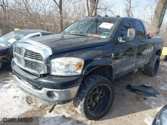 2006 Dodge Ram 2500 SLT with VIN 1D7KS28C16J171474, listed as a IAAI auction lot 41380818 with NaN miles. Bid and sale history available at carsss.com. Image 2.