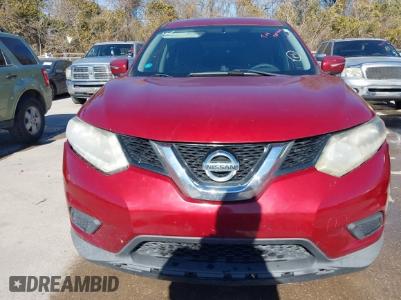 2015 Nissan Rogue SV with VIN KNMAT2MV9FP552979, listed as a IAAI auction lot 41412809 with 235,127 mi miles. Bid and sale history available at carsss.com. Image 6.