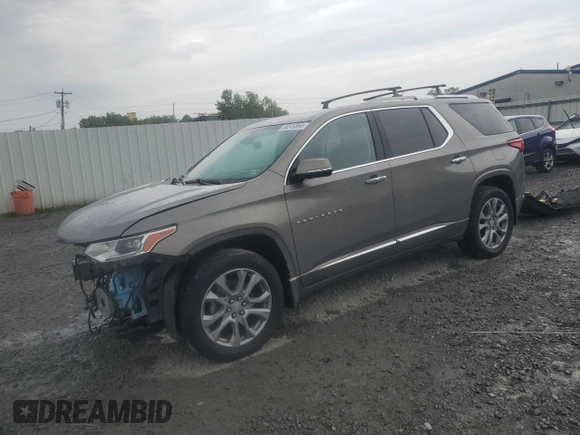 2018 Chevrolet Traverse Premier with VIN 1GNERKKW5JJ133994, listed as a Copart auction lot 58249864 with 92,295 mi miles and Salvage Title. Bid and sale history available at carsss.com. Image 1.