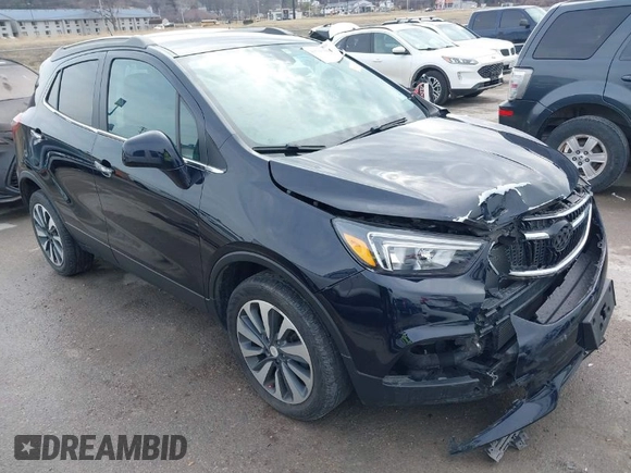 2021 Buick Encore Preferred with VIN KL4CJESMXMB365071, listed as a IAAI auction lot 41701334 with 39,618 mi miles. Bid and sale history available at carsss.com. Image 1.