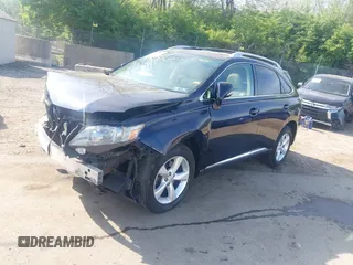 2010 Lexus RX 350 with VIN 2T2BK1BA8AC071061, listed as a IAAI auction lot 42107987 with 120,029 mi miles and . Bid and sale history available at DreamBid. Image 2.