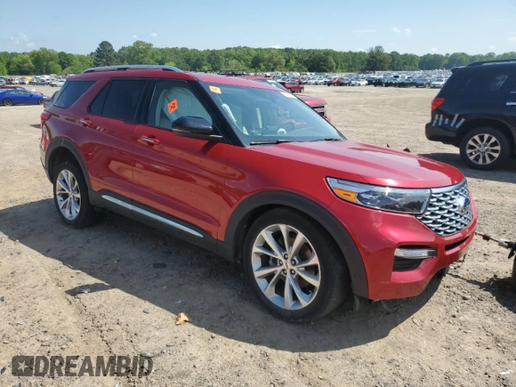 2022 Ford Explorer Platinum с VIN 1FM5K8HC9NGA75383, выставлен на аукционе Copart как лот 54702175 с пробегом 65 848 миль миль и Списание • Salvage title. История ставок и продаж доступна на DreamBid. Изображение 4.