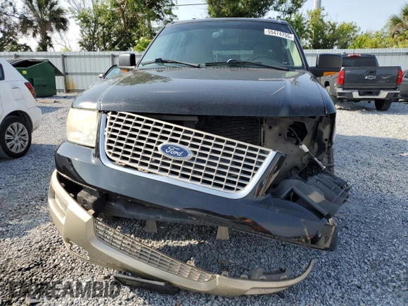 2006 Ford Expedition Eddie Bauer with VIN 1FMPU17596LA91363, listed as a Copart auction lot 55474755 with 127,201 mi miles and Salvage title. Bid and sale history available at DreamBid. Image 5.