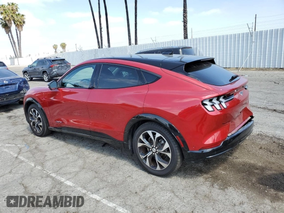 2023 Ford Mustang Mach-E Premium with VIN 3FMTK3R70PMA40851, listed as a Copart auction lot 55997745 with 9,754 mi miles and Salvage title. Bid and sale history available at DreamBid. Image 2.