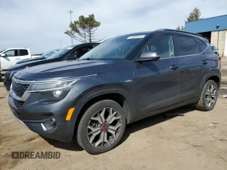 2021 Kia Seltos S z VIN KNDEUCA20M7055458, wystawiony jako Copart lot #49408915 z przebiegiem 46 545 mil mil oraz Szkoda całkowita • Salvage title. Historia ofert i sprzedaży dostępna na DreamBid. Obrazek 1.