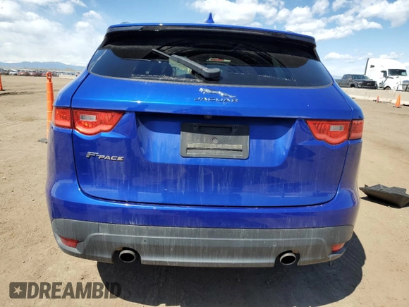 2018 Jaguar F-Pace 25t Premium with VIN SADCJ2FX4JA249783, listed as a Copart auction lot 53922445 with 72,245 mi miles and Salvage Title. Bid and sale history available at DreamBid. Image 6.
