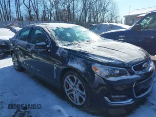 2017 Chevrolet SS with VIN 6G3F15RW5HL302117, listed as a IAAI auction lot 41394283 with 14,185 mi miles. Bid and sale history available at carsss.com. Image 1.