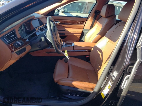 2011 BMW 7 Series 750Li with VIN WBAKB8C52BCY66628, listed as a Copart auction lot 77191054 with 39,503 mi miles and Salvage title. Bid and sale history available at DreamBid. Image 7.