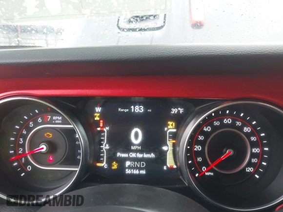 2021 Jeep Wrangler Unlimited Rubicon z VIN 1C4HJXFG8MW775419, wystawiony jako IAAI lot #41797178 z przebiegiem 56 166 mil mil oraz . Historia ofert i sprzedaży dostępna na DreamBid. Obrazek 7.