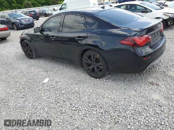 2017 Infiniti Q70 3.7 with VIN JN1BY1AP7HM740431, listed as a Copart auction lot 54449265 with 129,598 mi miles and Salvage title. Bid and sale history available at DreamBid. Image 2.