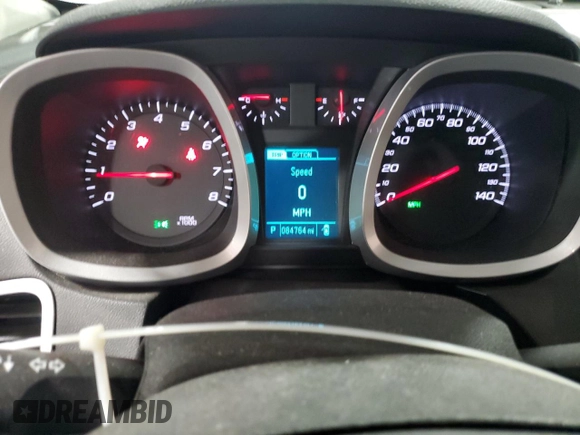 2016 Chevrolet Equinox LTZ with VIN 2GNFLGE38G6261334, listed as a Copart auction lot 45798455 with 84,764 mi miles and Salvage Title. Bid and sale history available at carsss.com. Image 9.