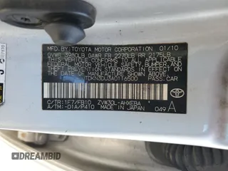 2010 Toyota Prius II with VIN JTDKN3DU3A0116500, listed as a Copart auction lot 47811905 with 325,837 mi miles and Salvage Title. Bid and sale history available at carsss.com. Image 12.