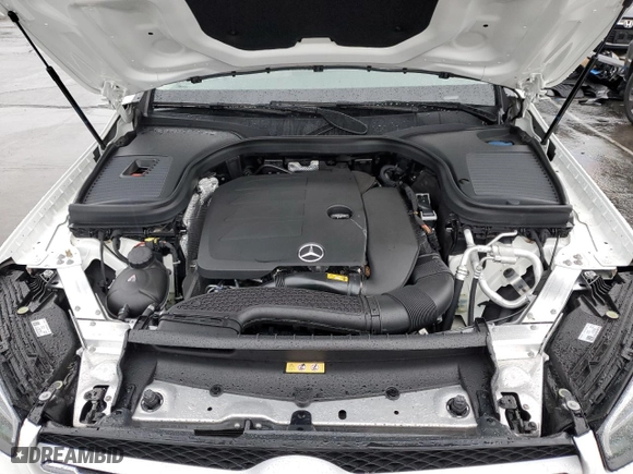 2021 Mercedes-Benz GLC with VIN W1N0G8DB0MV320488, listed as a Copart auction lot 48013105 with 24,458 mi miles and Salvage Title. Bid and sale history available at carsss.com. Image 12.