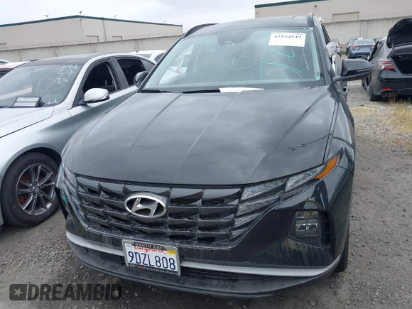 2023 Hyundai Tucson SEL with VIN 5NMJF3AE4PH201621, listed as a IAAI auction lot 41844949 with 7,987 mi miles and . Bid and sale history available at carsss.com. Image 13.