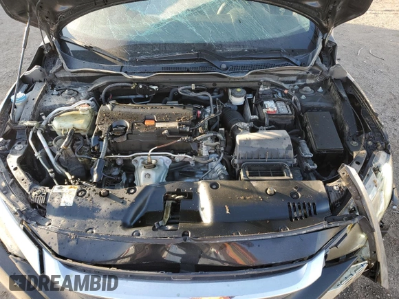 2018 Honda Civic Sedan LX with VIN 2HGFC2F52JH555076, listed as a Copart auction lot 43618385 with 65,150 mi miles and Salvage Title. Bid and sale history available at carsss.com. Image 11.