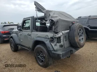 2020 Jeep Wrangler Willys with VIN 1C4GJXAN4LW225781, listed as a Copart auction lot 67316964 with 48,306 mi miles and Salvage title. Bid and sale history available at DreamBid. Image 2.
