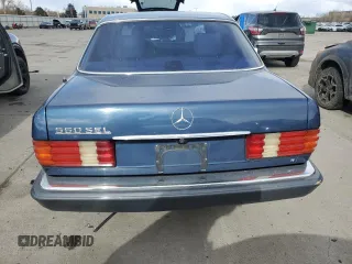 1986 Mercedes-Benz 560 with VIN WDBCA39D0GA267806, listed as a Copart auction lot 49870225 with 117,401 mi miles and Clean Title. Bid and sale history available at DreamBid. Image 6.