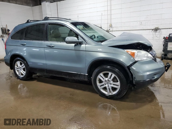 2011 Honda CR-V EX-L with VIN 5J6RE4H74BL055399, listed as a Copart auction lot 60172075 with 152,719 mi miles and Salvage title. Bid and sale history available at DreamBid. Image 4.